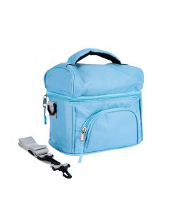 Lochera térmica celeste y negro