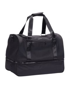Bolso viaje con zipper y asas negro