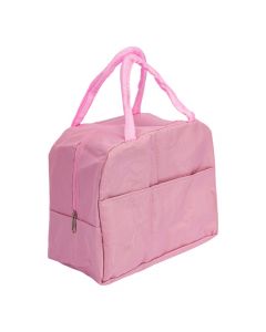 Lonchera con zipper rosado