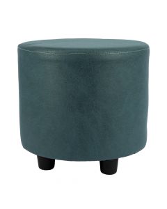 Banco madera redondo verde negro