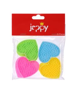 Juego laberinto corazón 4pzas surtido