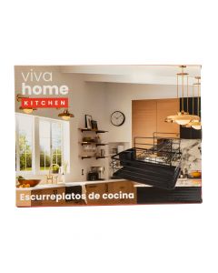 Escurridor metálico liso para platos