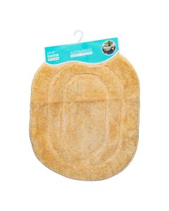 Alfombra afelpada beige elegante