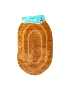 Alfombra afelpada beige elegante