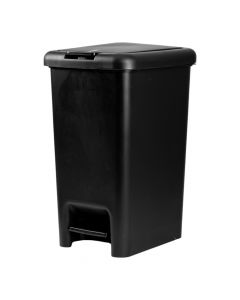 Basurero plástico 20L negro