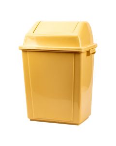 Basurero 20 litros beige