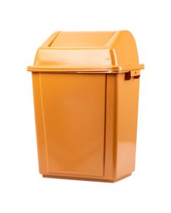 Basurero tapa vaivén café