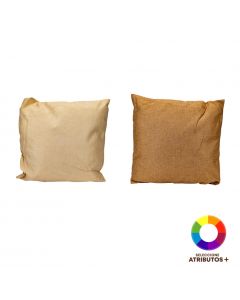 Almohadón beige con textura
