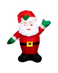 Inflable figura Santa multicolor