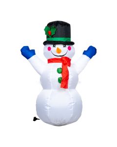 Inflable muñeco de nieve
