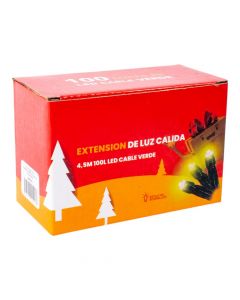 Extensión luz cálida verde