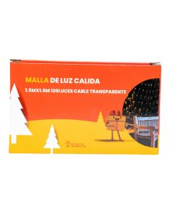 Extensión luz cálida malla