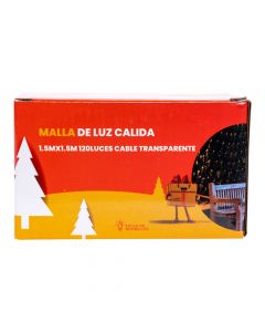 Luz cálida navideña