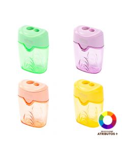 Sacapuntas colores pastel