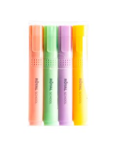 Marcador colores pastel 4 piezas