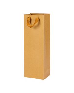 Bolsa cartulina marrón 36x12.5x8.5 cm