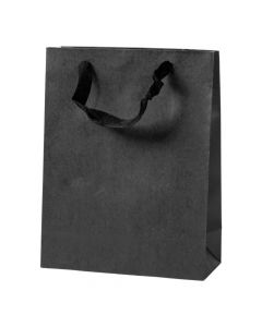 Bolsa de papel negra elegante