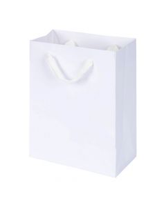 Bolsa de papel blanca pequeña