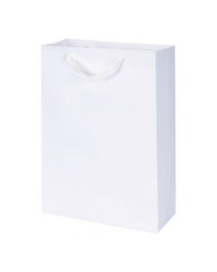 Bolsa papel blanca mediana