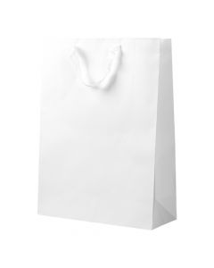 Bolsa cartulina blanca grande
