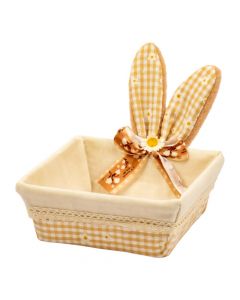 Canasta cuadrada orejas divertida