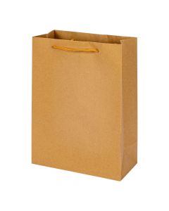 Bolsa cartulina marrón mediana