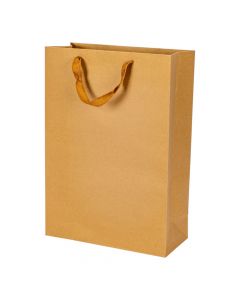 Bolsa kraft marrón 40x28x12 cm