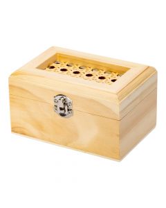 Caja madera pequeña beige