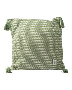 Almohadón textura verde beige