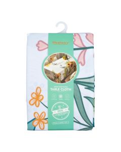 Mantel estampado hojas flores