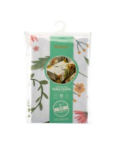 Mantel estampado hojas flores