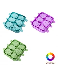 Molde frutas helado divertido