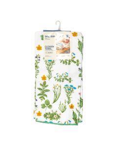 Toalla estampada flores funcional