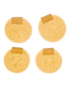 Portavasos cordón beige