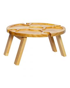 Mesa madera portátil beige