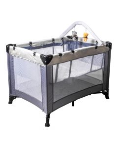 Cuna plegable de dos pisos