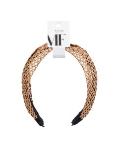 Diadema plástica diseño entrelazado