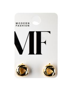 Pendientes acero titanio modernos