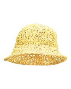 Sombrero dama beige tejido
