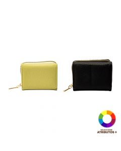 Cartera dama con zipper