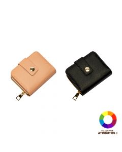 Cartera dama broche y cierre