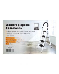 Escalera metálica plegable resistente