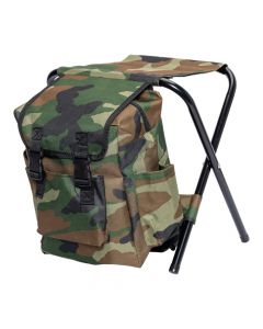 Banco plegable estampado camuflado