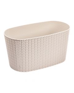 Maceta plástica blanca 4.7l