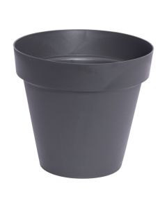 Maceta redonda gris