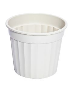 Maceta plástica blanca 0.7 litros