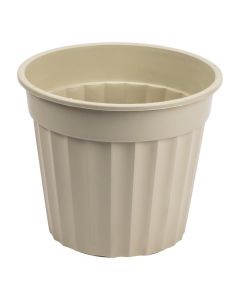 Maceta rayas blanca 1.7l