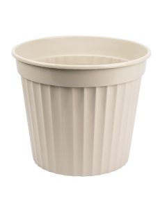 Maceta relieve blanca