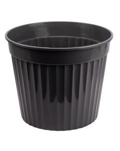 Maceta plástica gris grande