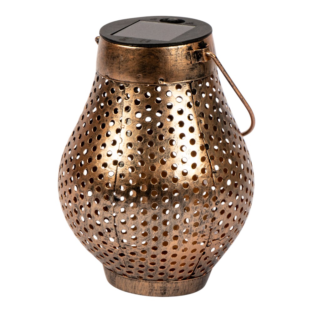 Lámpara solar bronce elegante